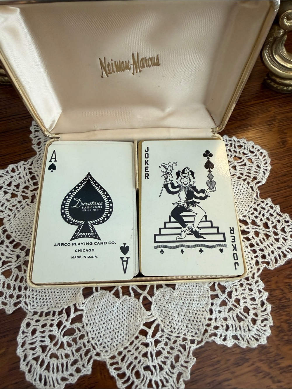 Neiman Marcus Vintage Double Decorative Playing Cards with Pinkie & Blue Boy - Picture 10 of 16